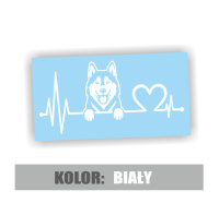 Naklejka Linia życia pies siberian husky 3a.jpg