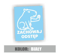 Naklejka zachowaj odstęp kapibara 5.jpg