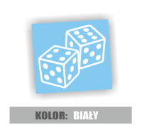 Naklejka na samochód kości do gry 5.jpg