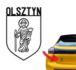 Naklejka HERB OLSZTYNA warmia olsztyn kocham