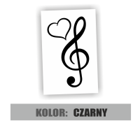 Naklejka klucz wiolinowy serce nuty muzyka 3.jpg