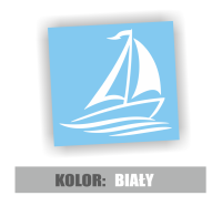 Naklejka żaglówka z chorągiewką na falach 5.jpg