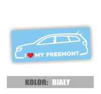 Naklejka i love my fiat freemont 5.jpg