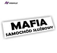 Naklejka Mafia samochód służbowy1.jpg