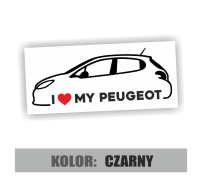 Naklejka i love my peugeot 208 3.jpg
