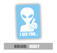 Naklejka kosmita alien ufo i see you 5.jpg