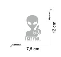 Naklejka kosmita alien ufo i see you 7.jpg