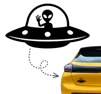 Naklejka latający spodek kosmita ufo alien 1.jpg