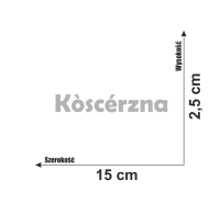 Naklejka Kościerzyna po kaszubsku koscerzna 7.jpg