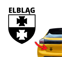 Naklejka na samochód Elbląg herb 1.jpg