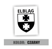 Naklejka na samochód Elbląg herb 3.jpg