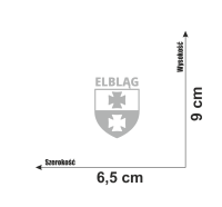 Naklejka na samochód Elbląg herb 7.jpg