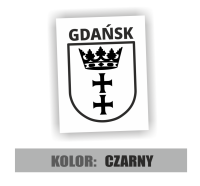 Naklejka na samochód Gdańsk herb 3.jpg