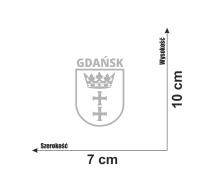 Naklejka na samochód Gdańsk herb 7.jpg