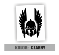 Naklejka husaria husarz skrzydła hełm 3.jpg