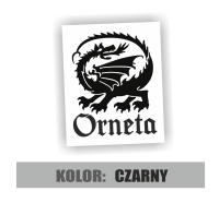 Naklejka Orneta herb smok napis 3.jpg