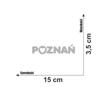 Naklejka na samochód Poznań serce 7.jpg