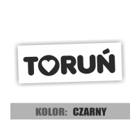 Naklejka samochó Toruń kocham serce 3.jpg