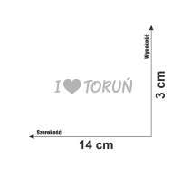 Naklejka na samochó I love kocham toruń 7.jpg