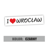 Naklejka na samochód i love kocham Wrocław 3.jpg