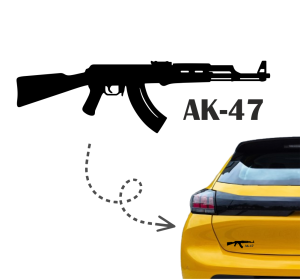Naklejka KAŁASZNIKOW karabin AK-47