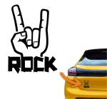 Naklejka ROCK mano cornuta rogi