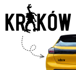 Naklejka KRAKÓW smok wawelski