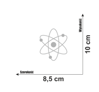 Naklejka atom cząsteczka symbol 7.jpg