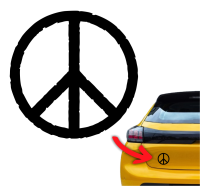 Naklejka pacyfa symbol hipisów 1.jpg