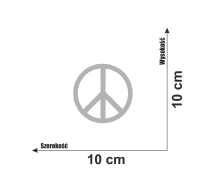 Naklejka pacyfa symbol hipisów 7.jpg