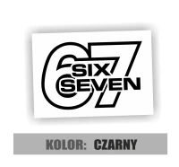 Naklejka 67 six seven na samochód laptop 3.jpg