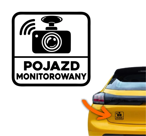 Naklejka pojazd monitorowany wideorejestrator 1.jpg