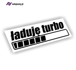 Naklejka Ładuję Turbo