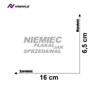 Naklejka Niemiec płakał jak sprzedawał6.jpg