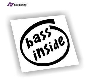 Naklejka Bass inside