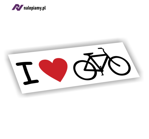 Naklejka I Love Rower1.jpg