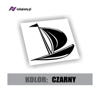 Naklejka Łódka żaglówka z chorągiewką2.jpg