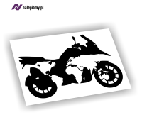 Naklejka Motocykl mapa świata1.jpg
