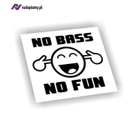 Naklejka No bass no fun1.jpg