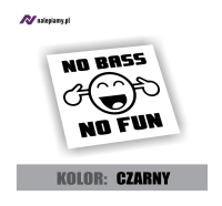 Naklejka No bass no fun2.jpg