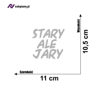 Naklejka Stary ale jary6.jpg